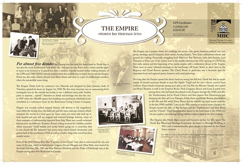 Photo of The Empire Heritage Site Plaque