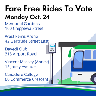 North Bay Transit offers fare-free rides to voters