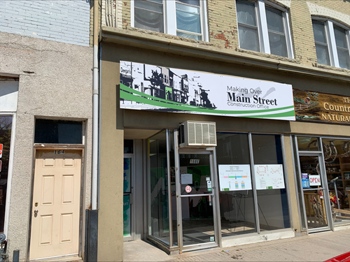 Construction office located at 168 Main St. E