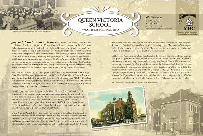 Photo of Queen Victoria School Heritage Site Plaque