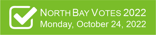 North Bay Votes 2022 Logo