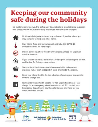 Keeping our community safe during the holidays