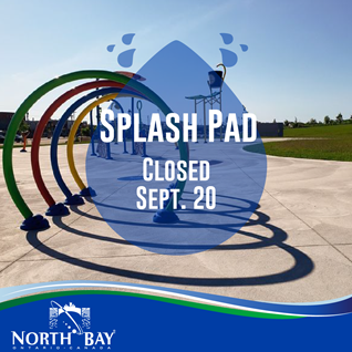 Splash Pad to close for the season