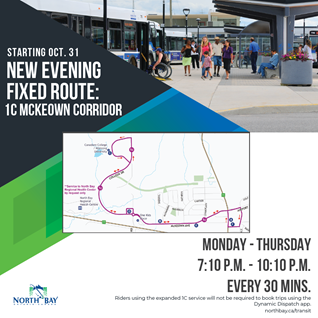 North Bay Transit adds fixed route to McKeown Corridor