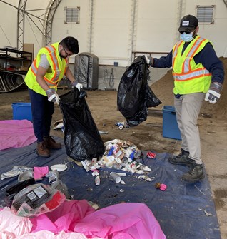City partners with Canadore for second annual waste audit